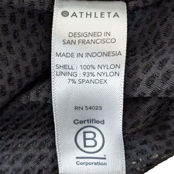 Athleta Canopy Parachute Jacket Short Black Lightweight Windbreaker Size M NWT - Picture 13 of 13